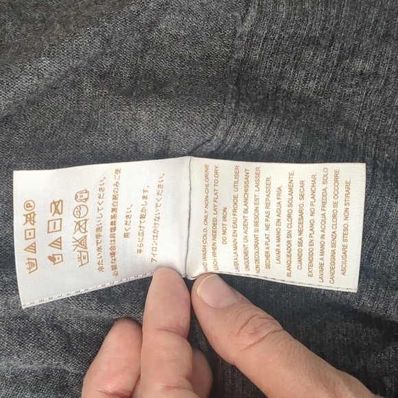 Marciano charcoal wool blend waterfall open cardigan - Picture 5 of 5